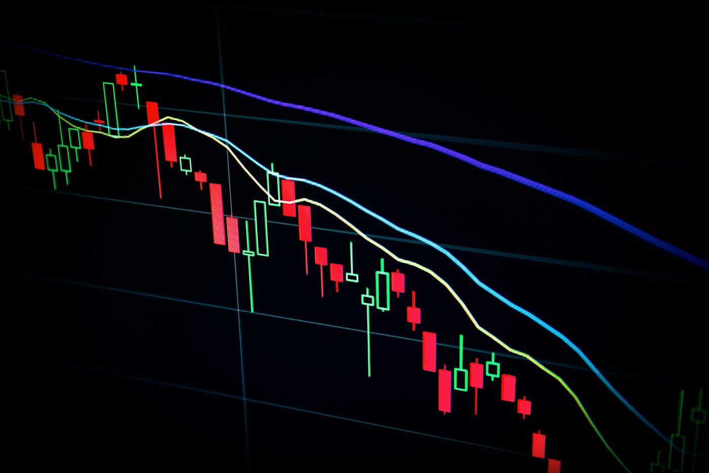 Market overview displayed across analyst monitors during a platform consultation
