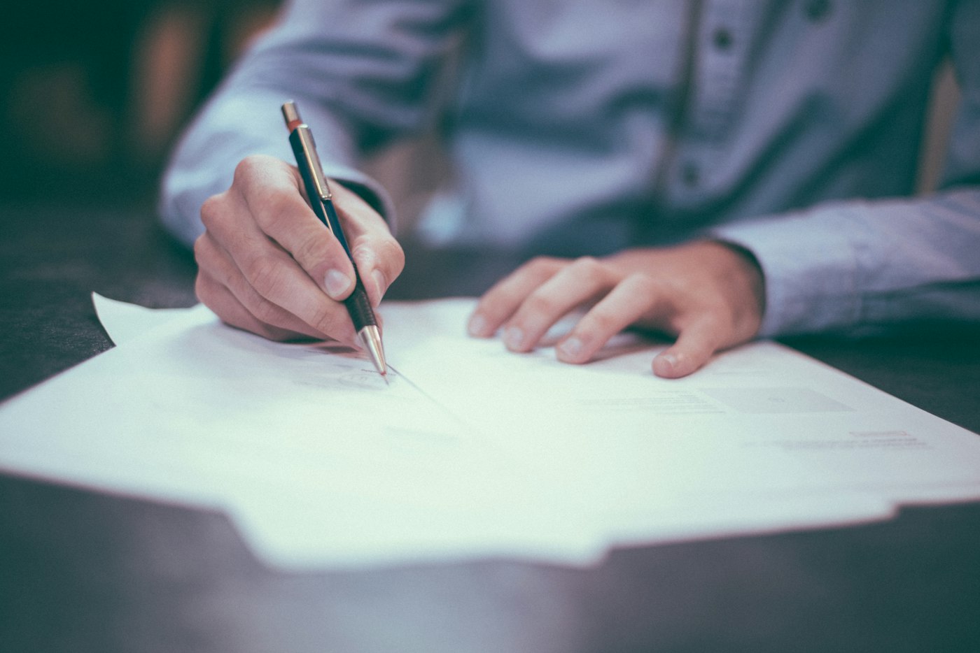 Charts and documents laid out for a portfolio review